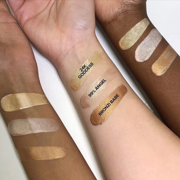 Nudestix BRONZI BABE Magnetic Nude Glimmers Liquid Highlighter | NEW | Full Size - Picture 3 of 14